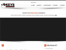 Tablet Screenshot of keysdrivingschool.net